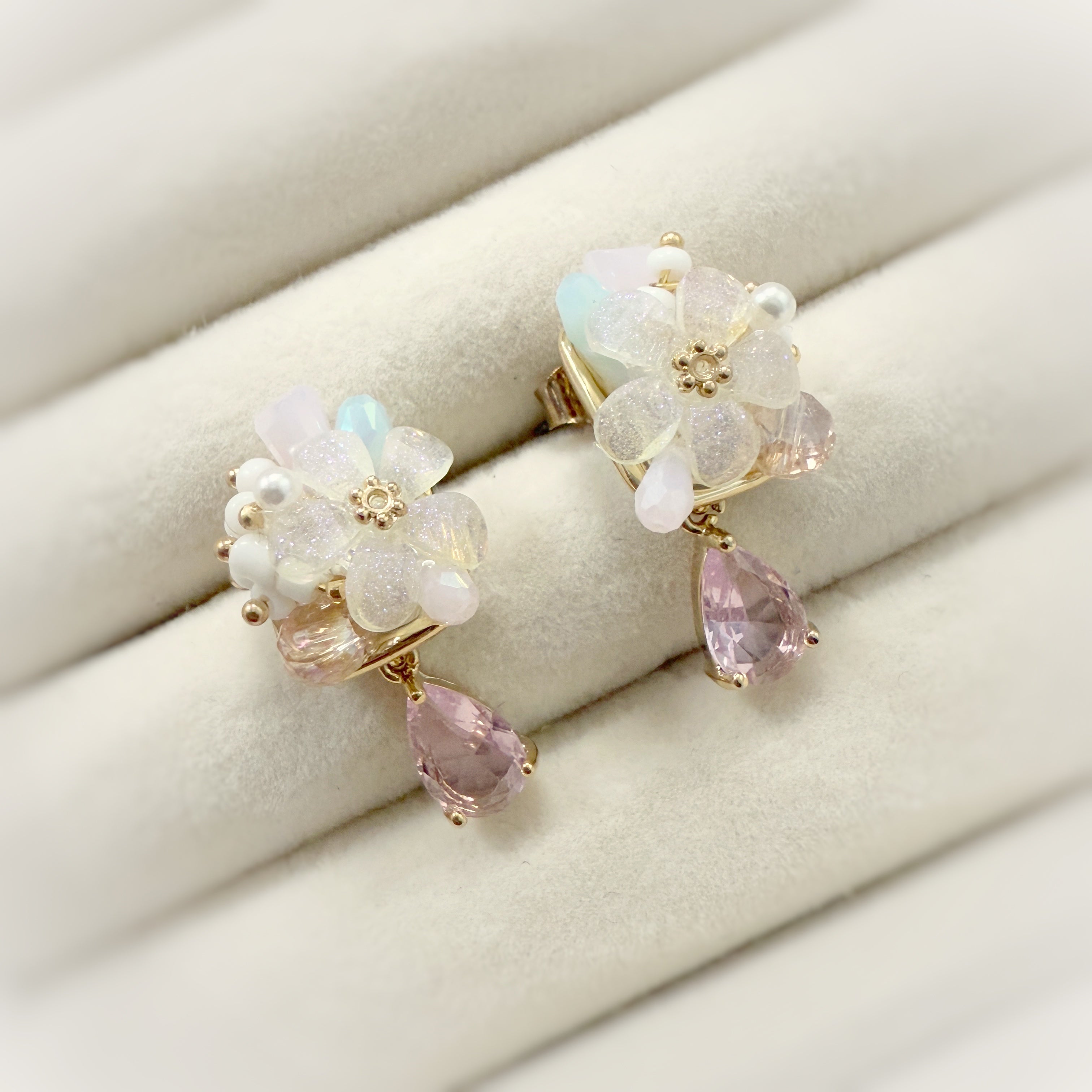 Bloom Teardrop Cute Elegant Earrings - Sisilia Jewels