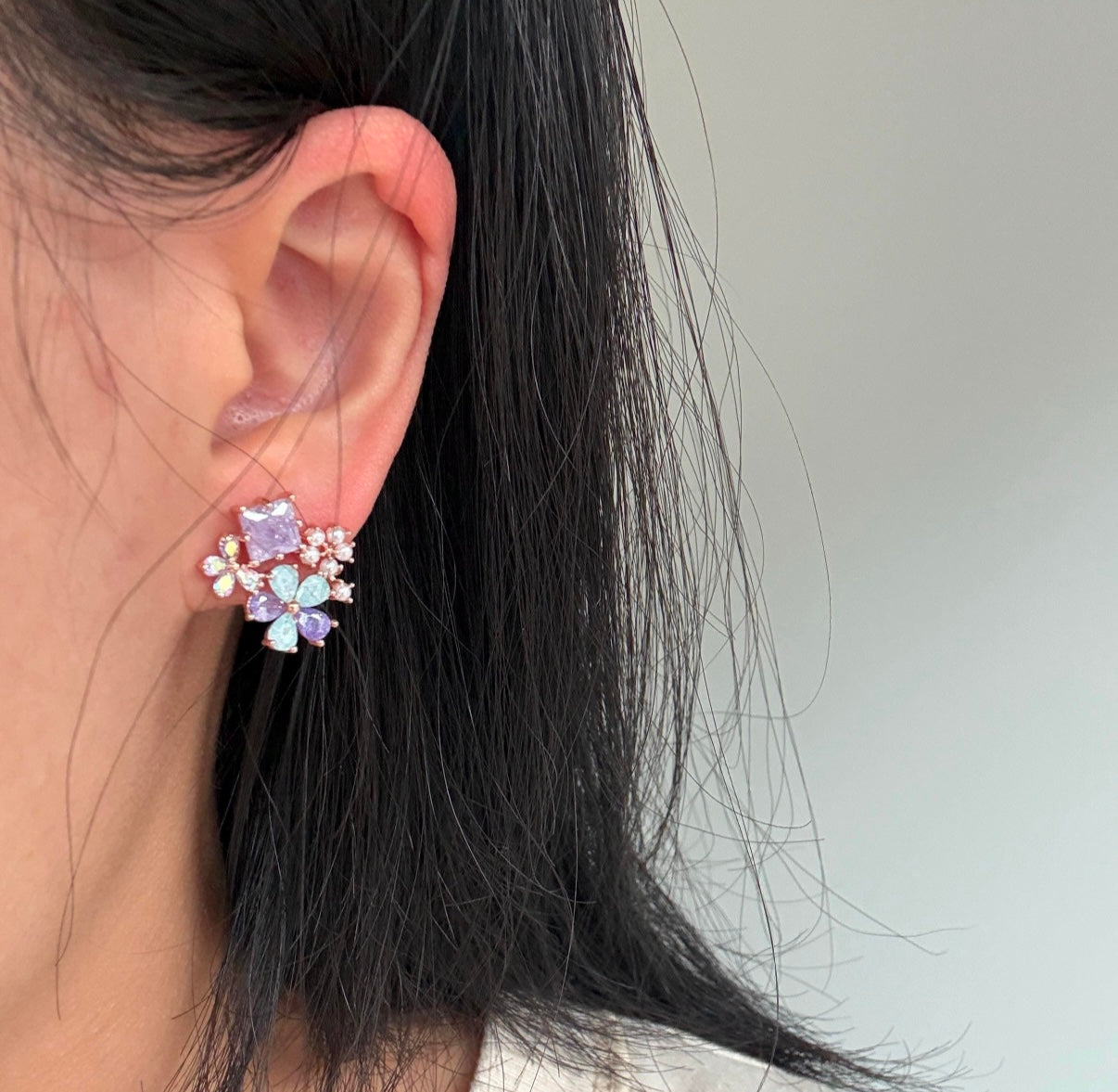 Radiant Bloom Trio Earrings - Sisilia Jewels