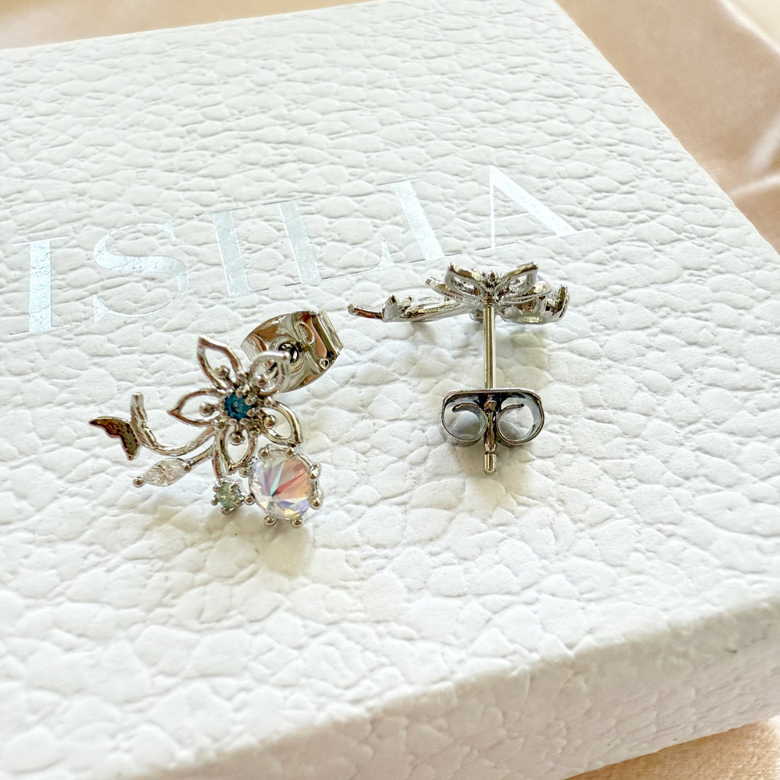 Forgot-me-not Necklace and Earrings Set - Sisilia Jewels