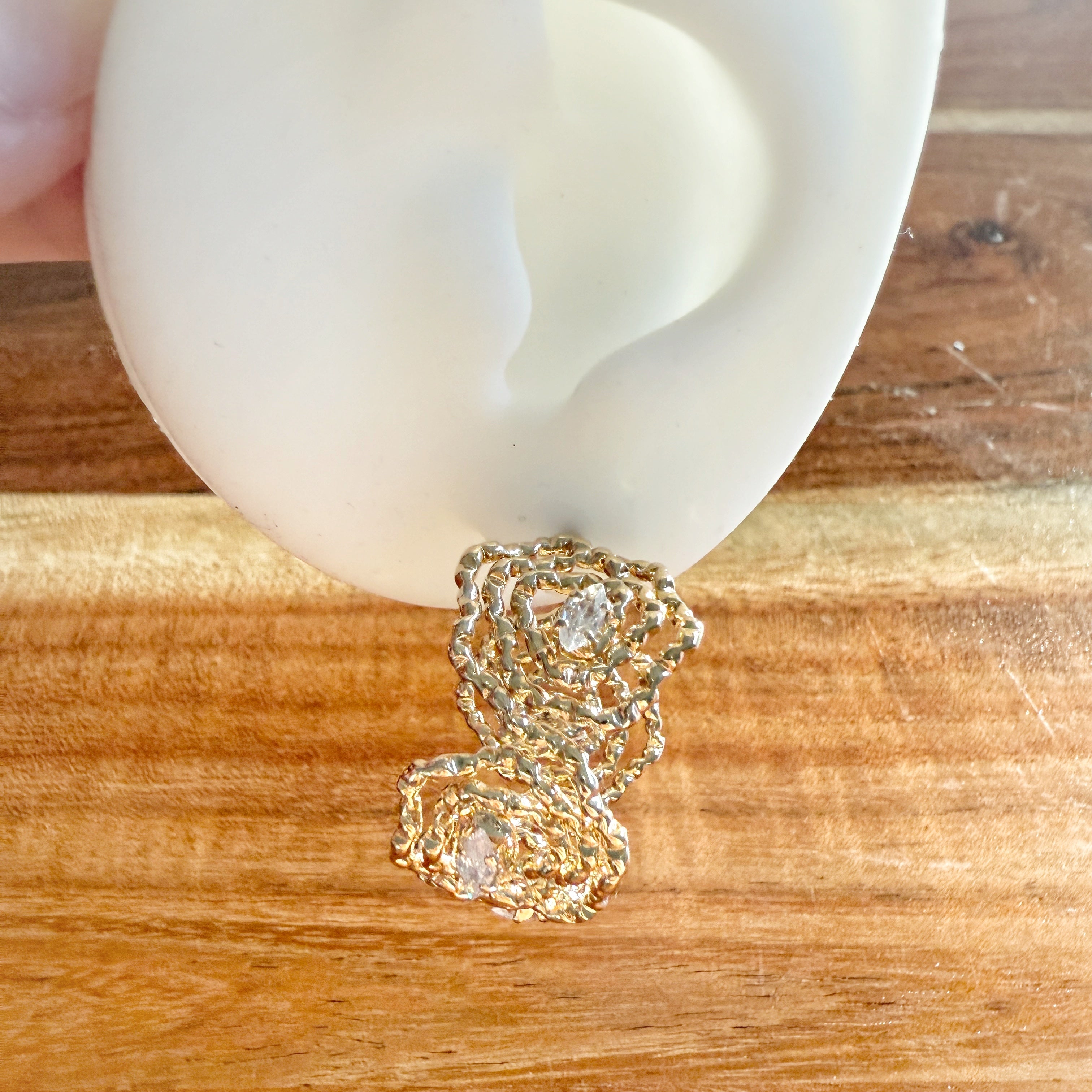 Rose Elegance Circlet Hoops - Sisilia Jewels