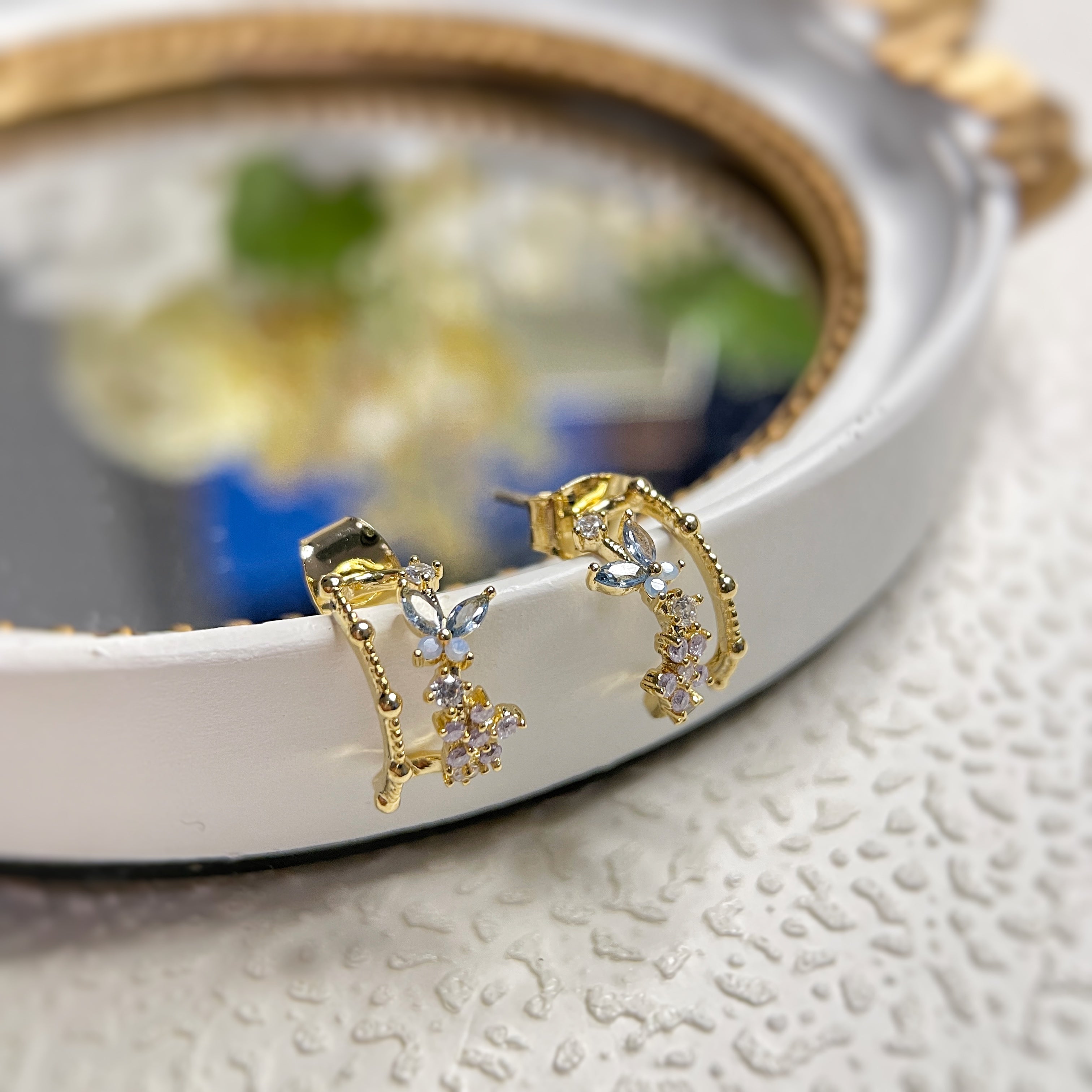 Butterfly Minimalist Gold Jewelry Set - Sisilia Jewels