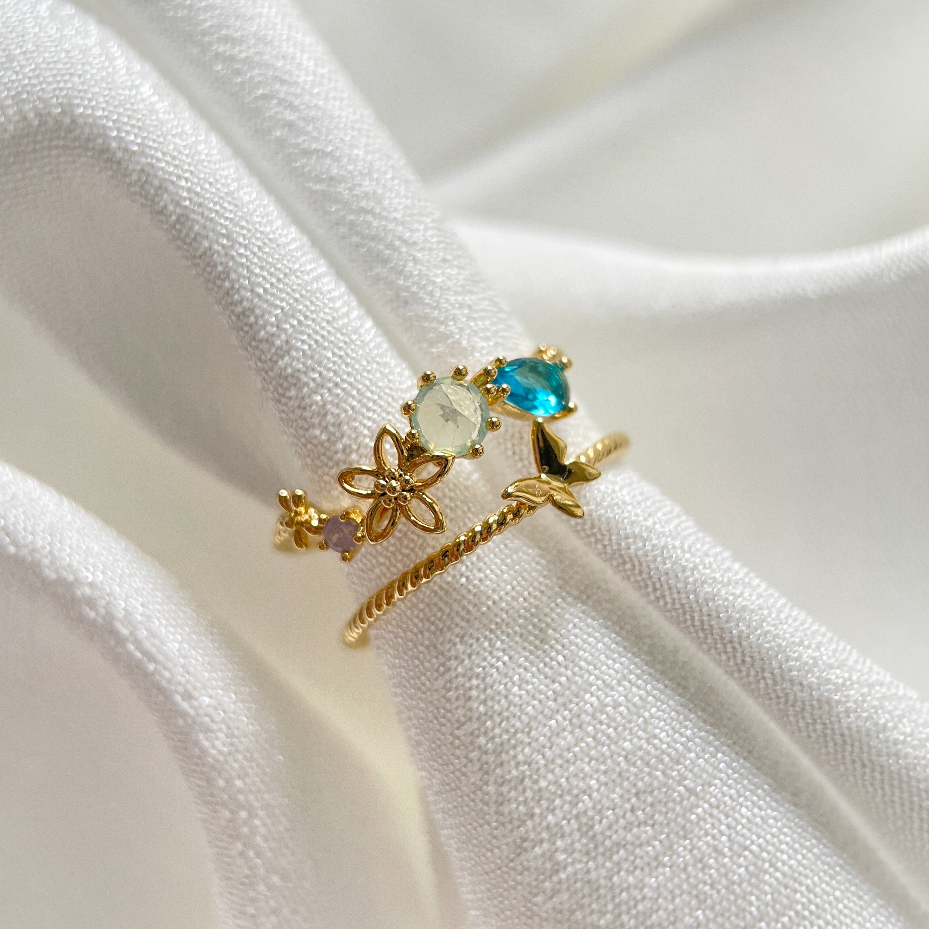 Gold Elegant Butterfly Jewelry Set - Sisilia Jewels