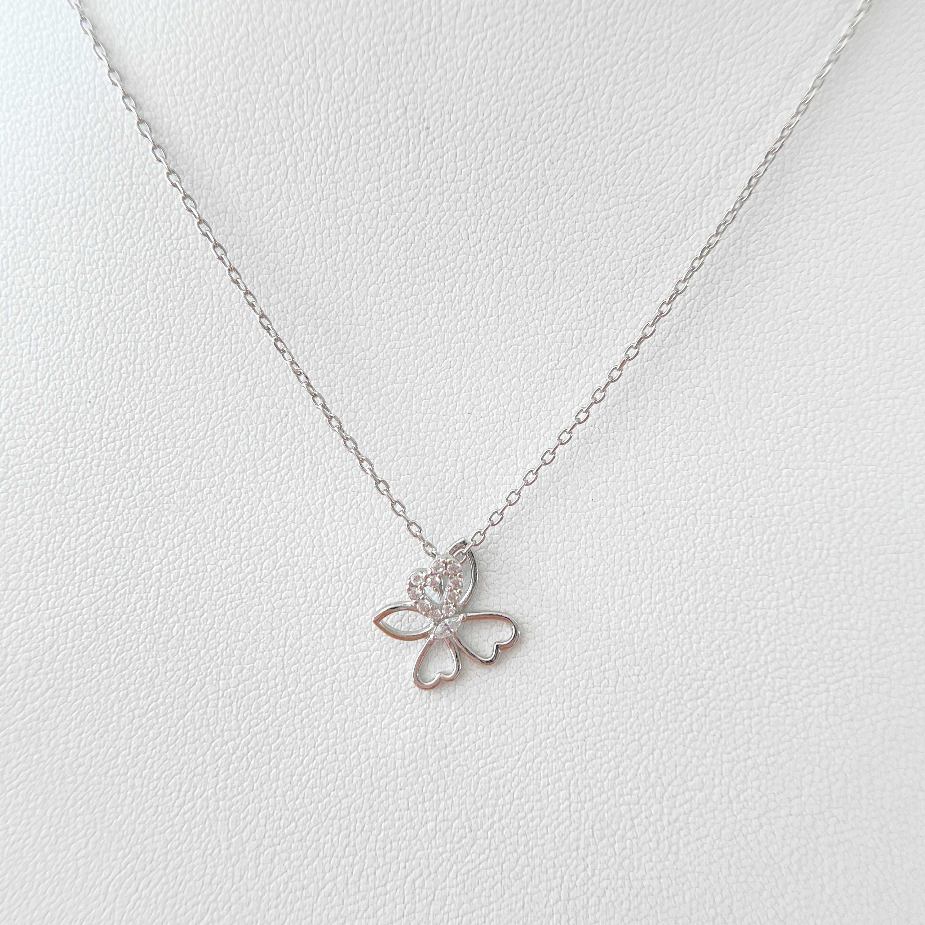 Vibrant butterfly pendant necklace - Sisilia Jewels
