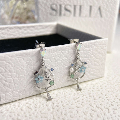 Inverted Bloom Cascade Earrings - Sisilia Jewels