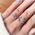 Silver Celestial Garden Ring Matching Set - Sisilia Jewels