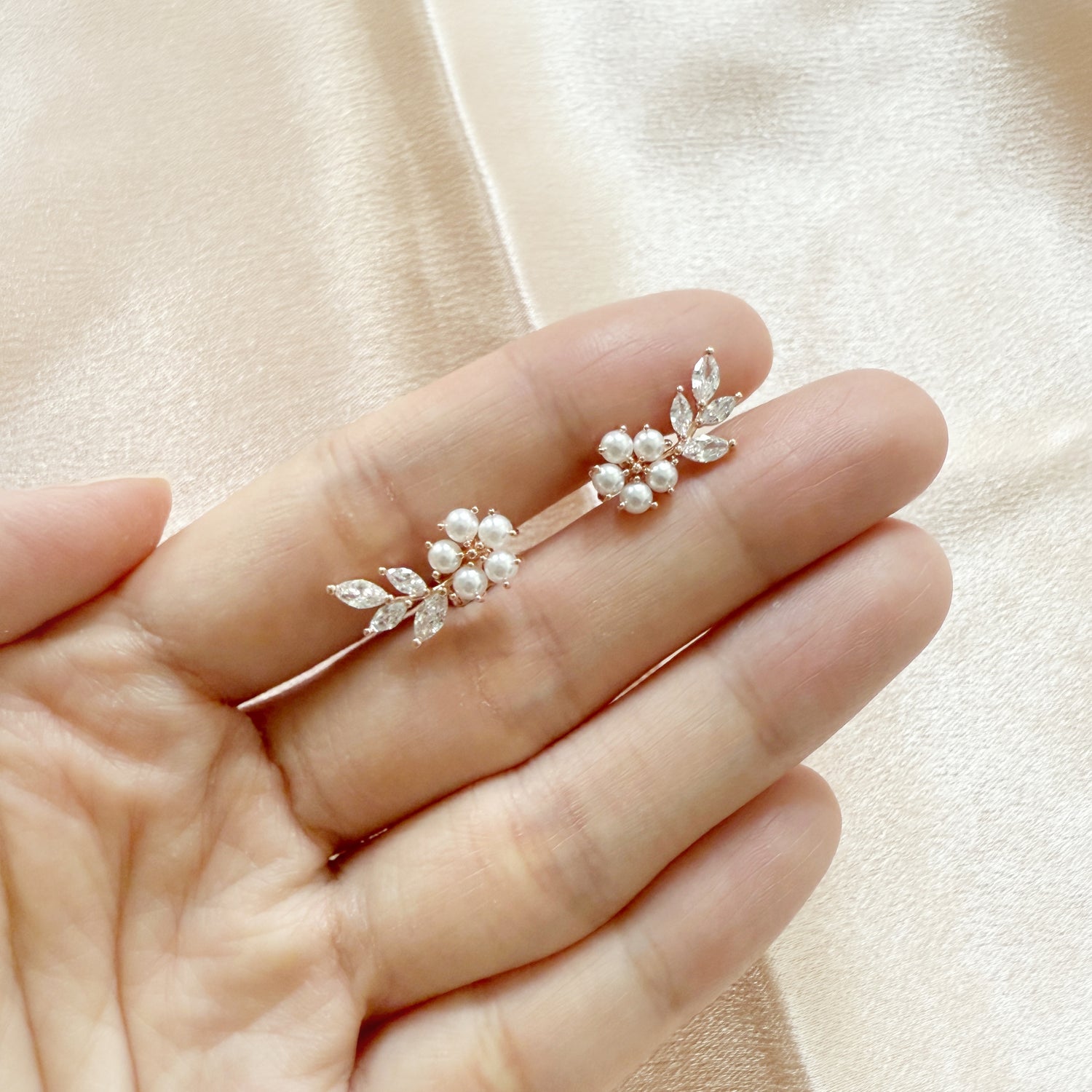 Bloom Pearl Wing Studs