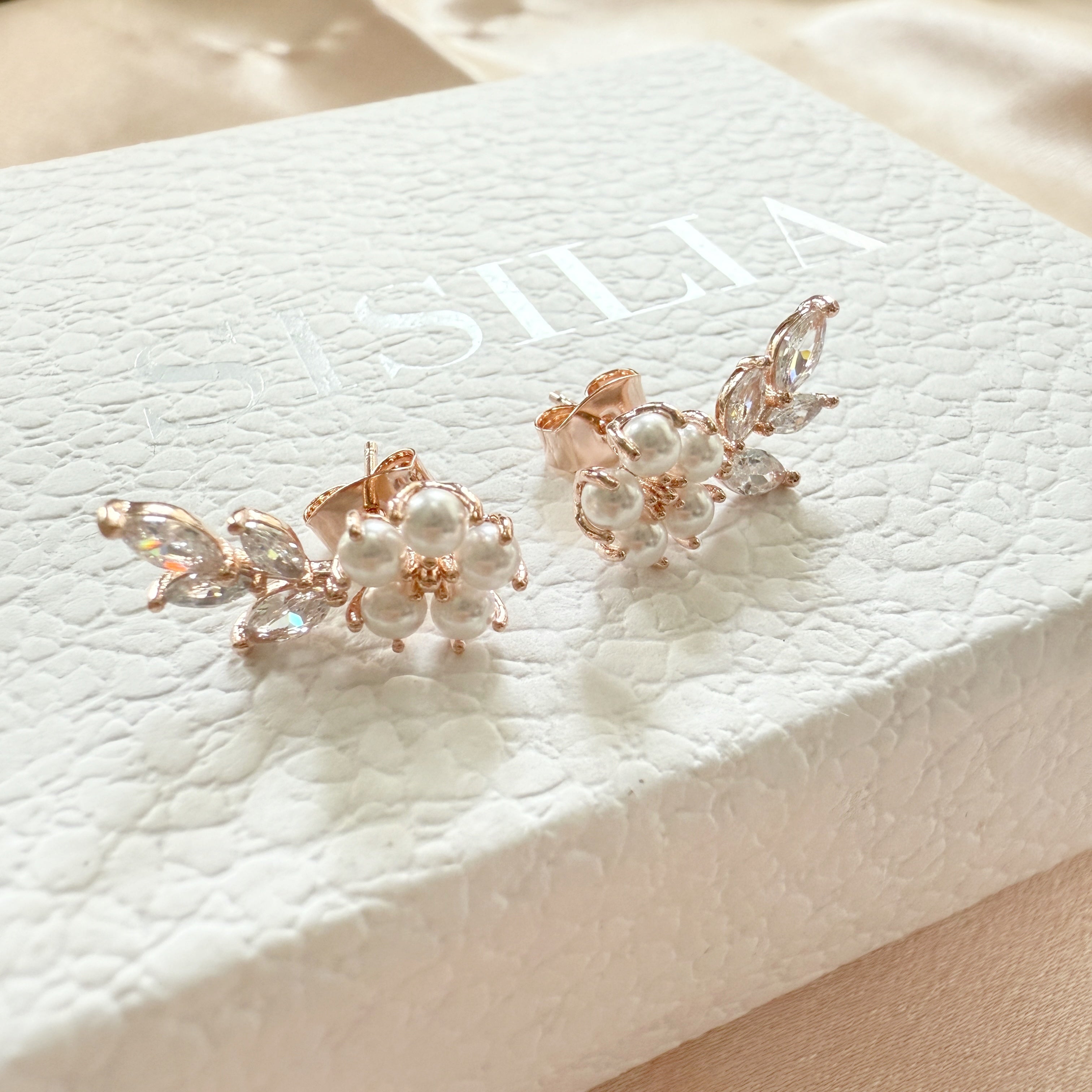 Bloom Pearl Wing Studs